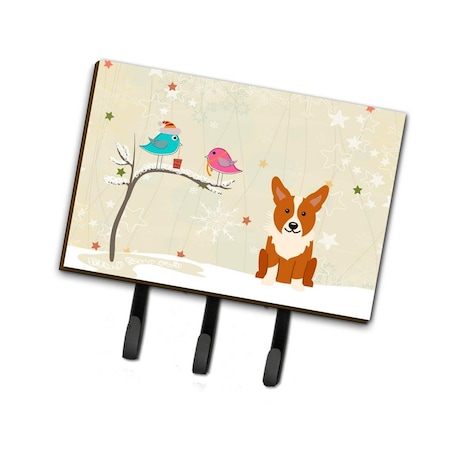 Jensendistributionservices Christmas Presents Between Friends Corgi Leash or Key Holder MI2100716